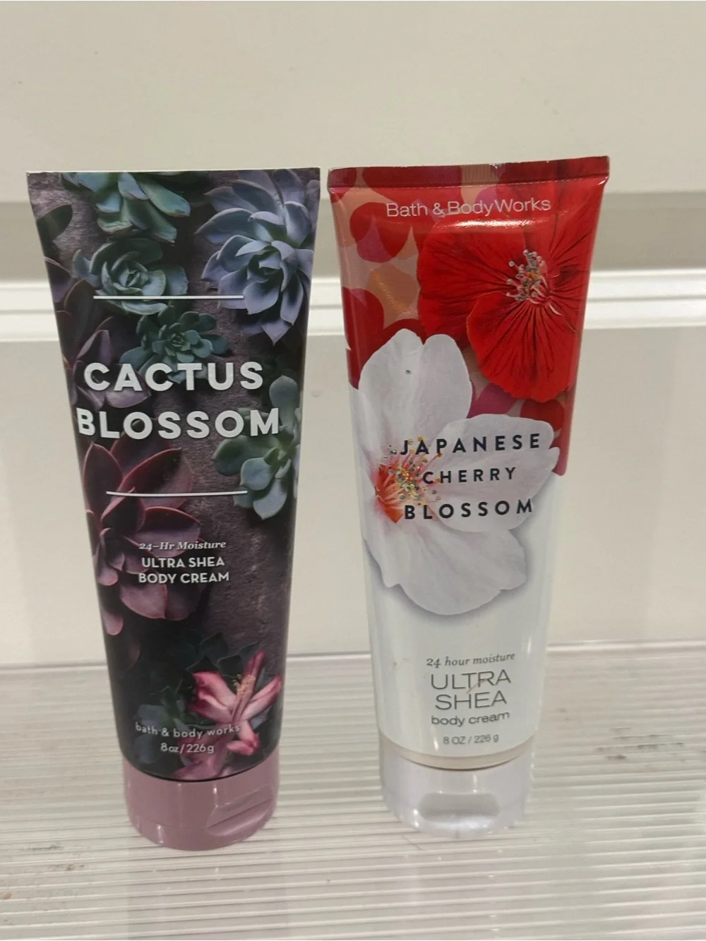 NEW Bath & Body Works Cactus Blossom & Japanese Cherry Blossom Body Cream